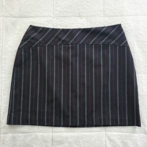 Star City y2k pinstripe mini skirt